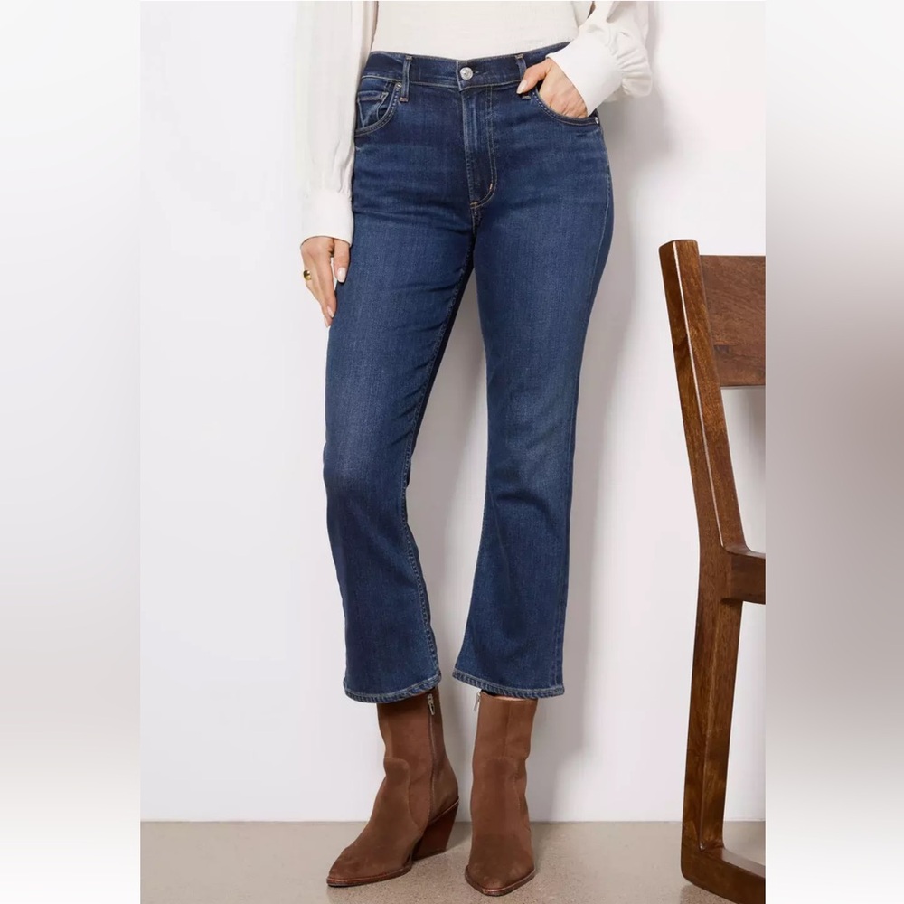 NEW! NWT CITIZENS OF HUMANITY Isola Straight Crop in Courtland Wash Size 26